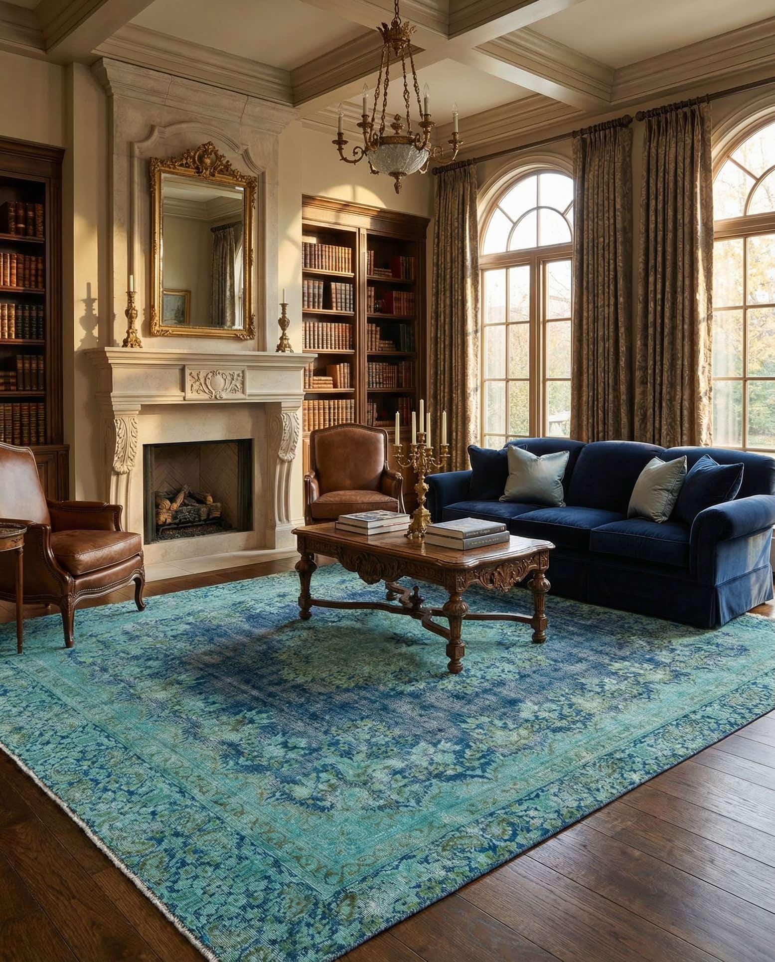 8' 8 x 11' 7 Vintage Royal Wool Rug