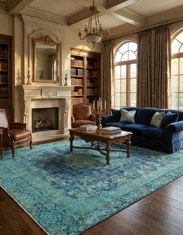 8' 8 x 11' 7 Vintage Royal Wool Rug