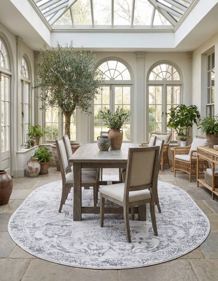 Detail image of  7' 10 x 10' Finsbury Oval Rug