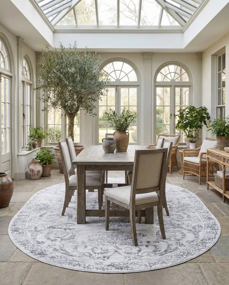 Detail image of 7' 10 x 10' Finsbury Oval Rug