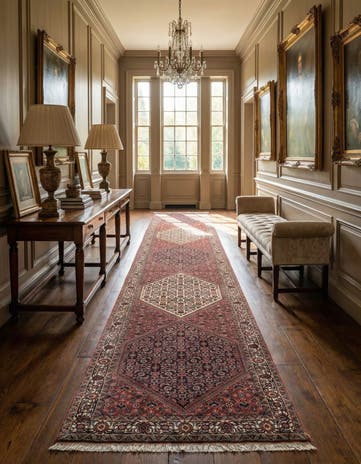 2' 6 x 13' 2 Bidjar Wool Runner Rug