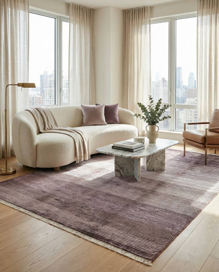 Detail image of 6' 7 x 9' 11 Hand Knotted Darya Wool Rug