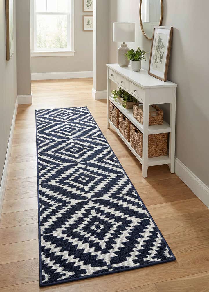 2' x 8' Easy-Clean Sabrina Soto Indoor / Outdoor Runner Rug
