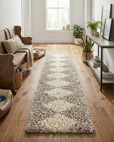  2' 7 x 10' Infinity Shag Runner Rug