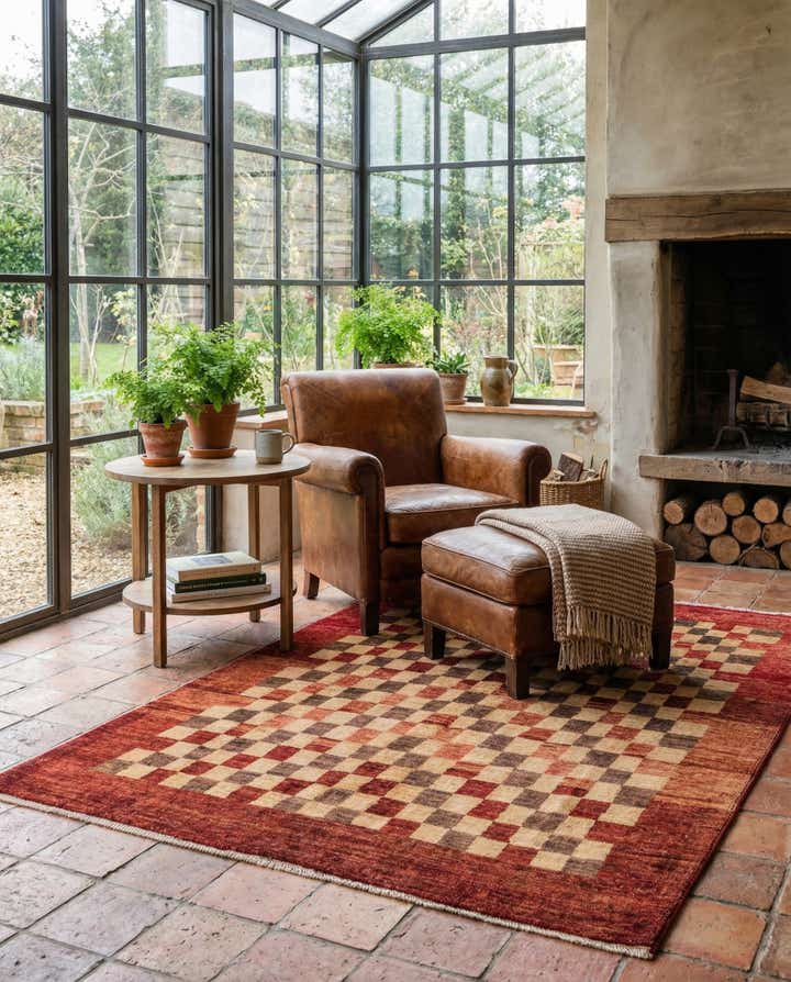 4' 1 x 6' Hand Knotted Modern Ziegler Rug