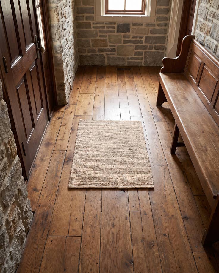 Detail image of 2' 2 x 3' 1 Hand Woven Jill Zarin English Manor Wool Rug