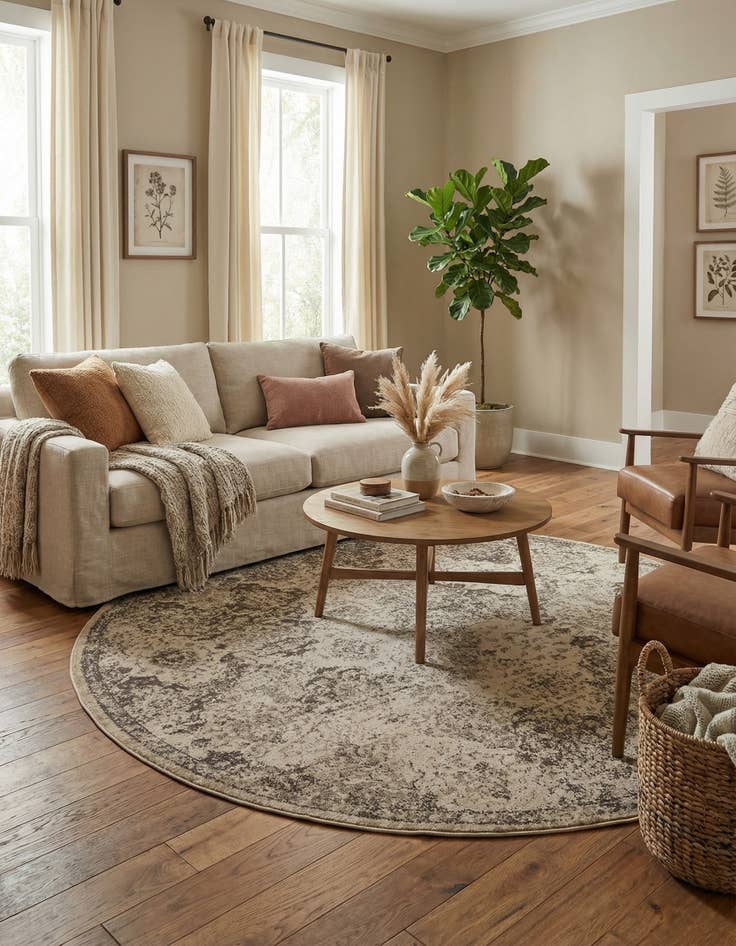 Detail image of 8' x 8' Sahara Round Rug