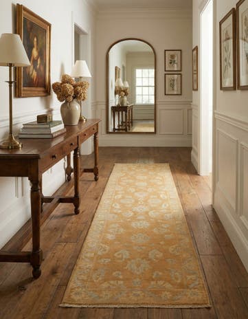 2' 8 x 10' Hand Knotted Peshawar Ziegler Runner Rug