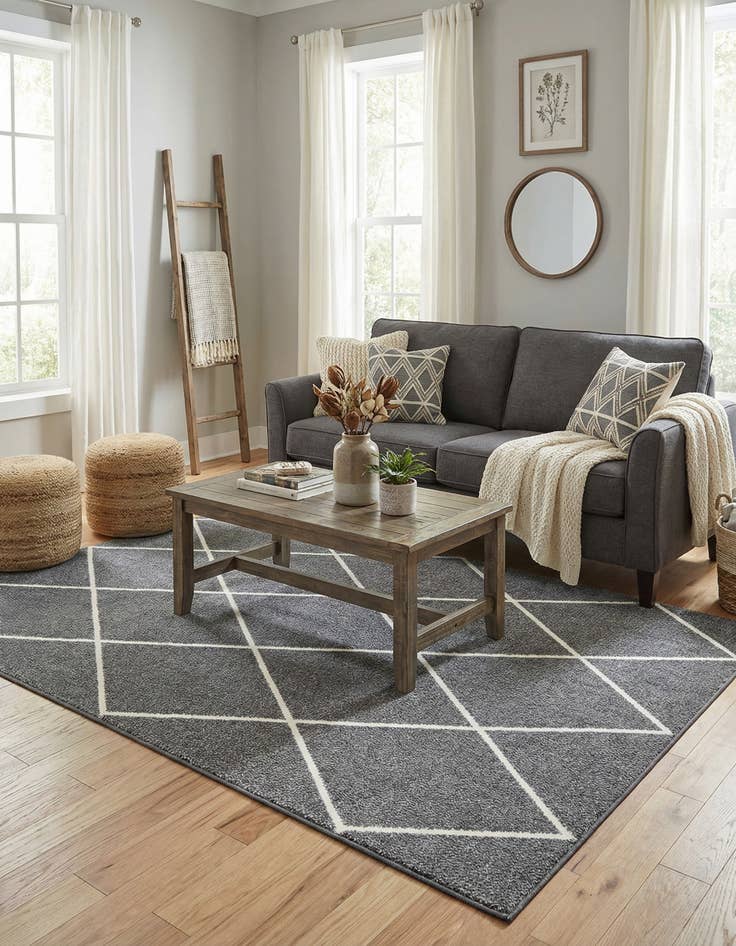 Detail image of 6' 4 x 9' Georgia Rug