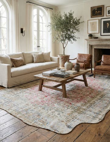 8' 7 x 11' 11 Hand Knotted Ultra Vintage Persian Wool Rug