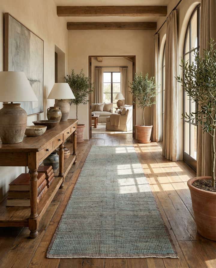 4' x 13' 8 Hand Knotted Moroccan Wool Runner Rug