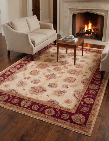 5' 1 x 7' 7 Hand Knotted Ziegler Rug