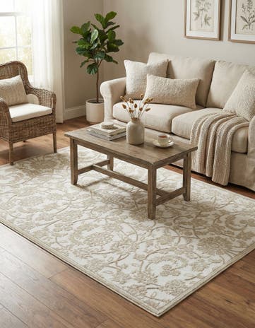 Snow White Nepal Rug