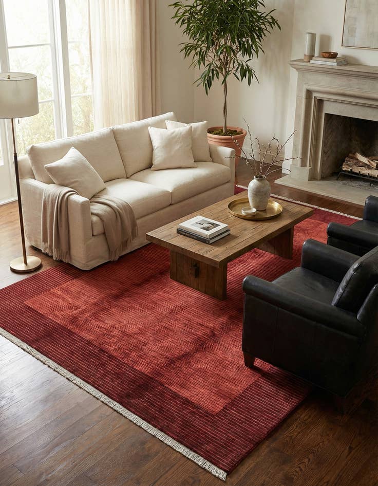 Detail image of 5' 6 x 7' 10  Hand Knotted Darya Wool Rug