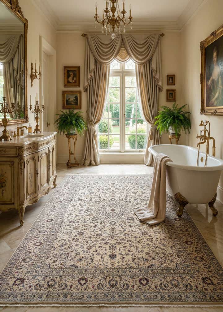 9' 9 x 13' Kashan Wool Rug