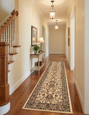 3' x 16' 5 Kashan Design Runner Rug