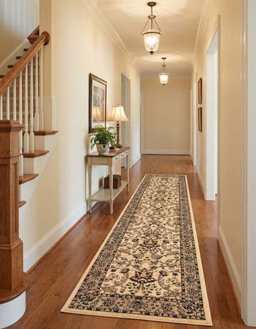 Ivory Yasmin Runner Rug