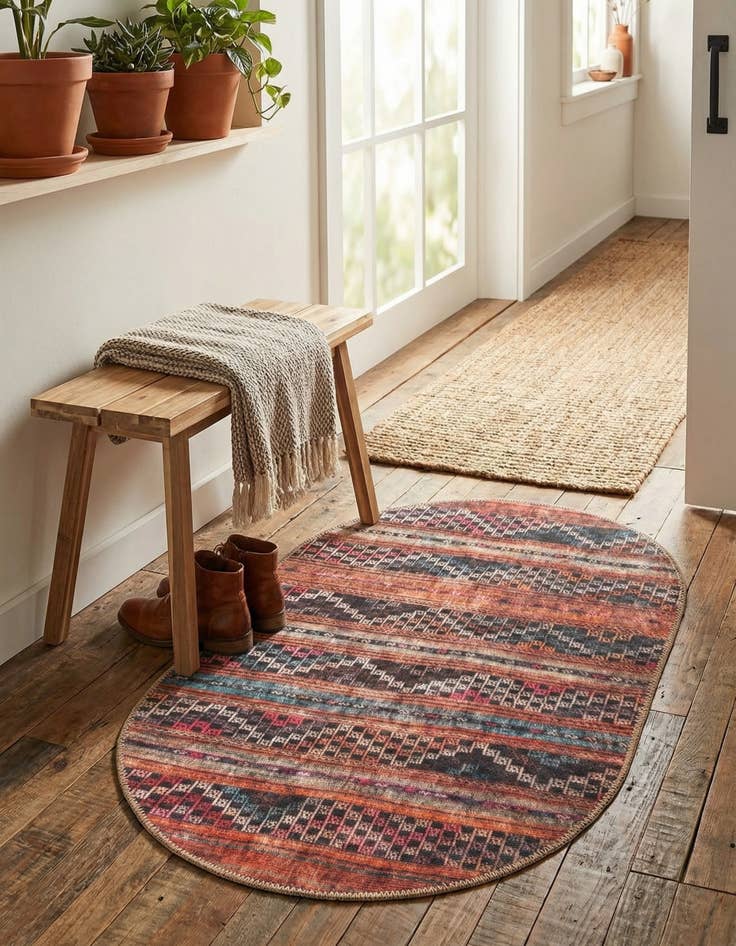 Detail image of  2' x 3' Timeless Oval Rug