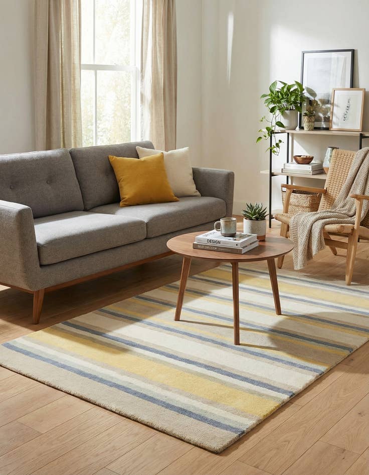 Detail image of 2' 8 x 5' Luna Wool Rug