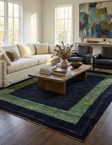 7' 1 x 9' 8 Gabbeh Rug