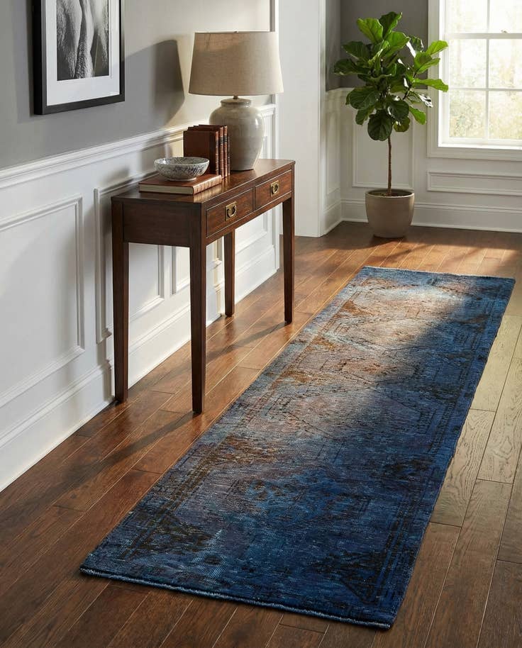 Detail image of 2' 6 x 11' Hand Knotted Ultra Vintage Persian Wool Runner Rug