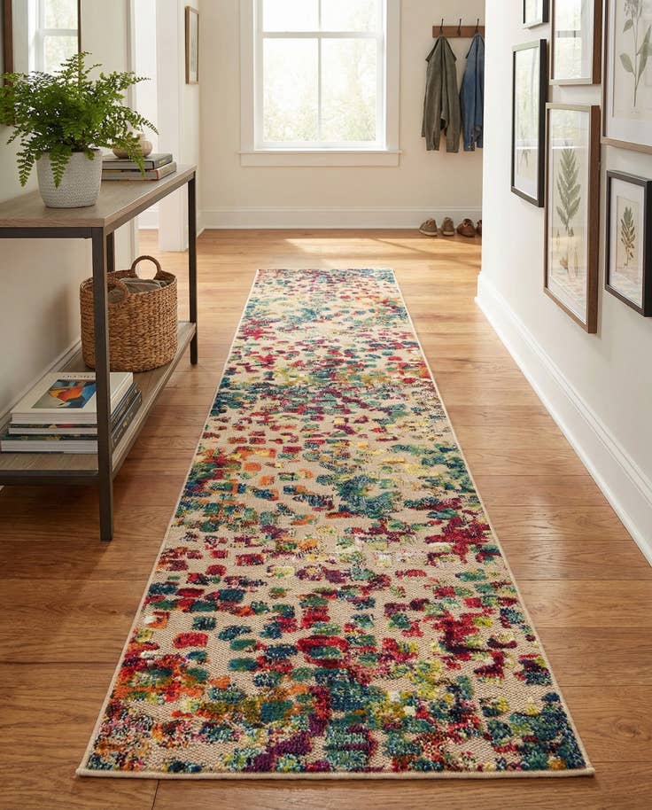 Detail image of 2' 7 x 12' Easy-Clean Casablanca Indoor / Outdoor Runner Rug