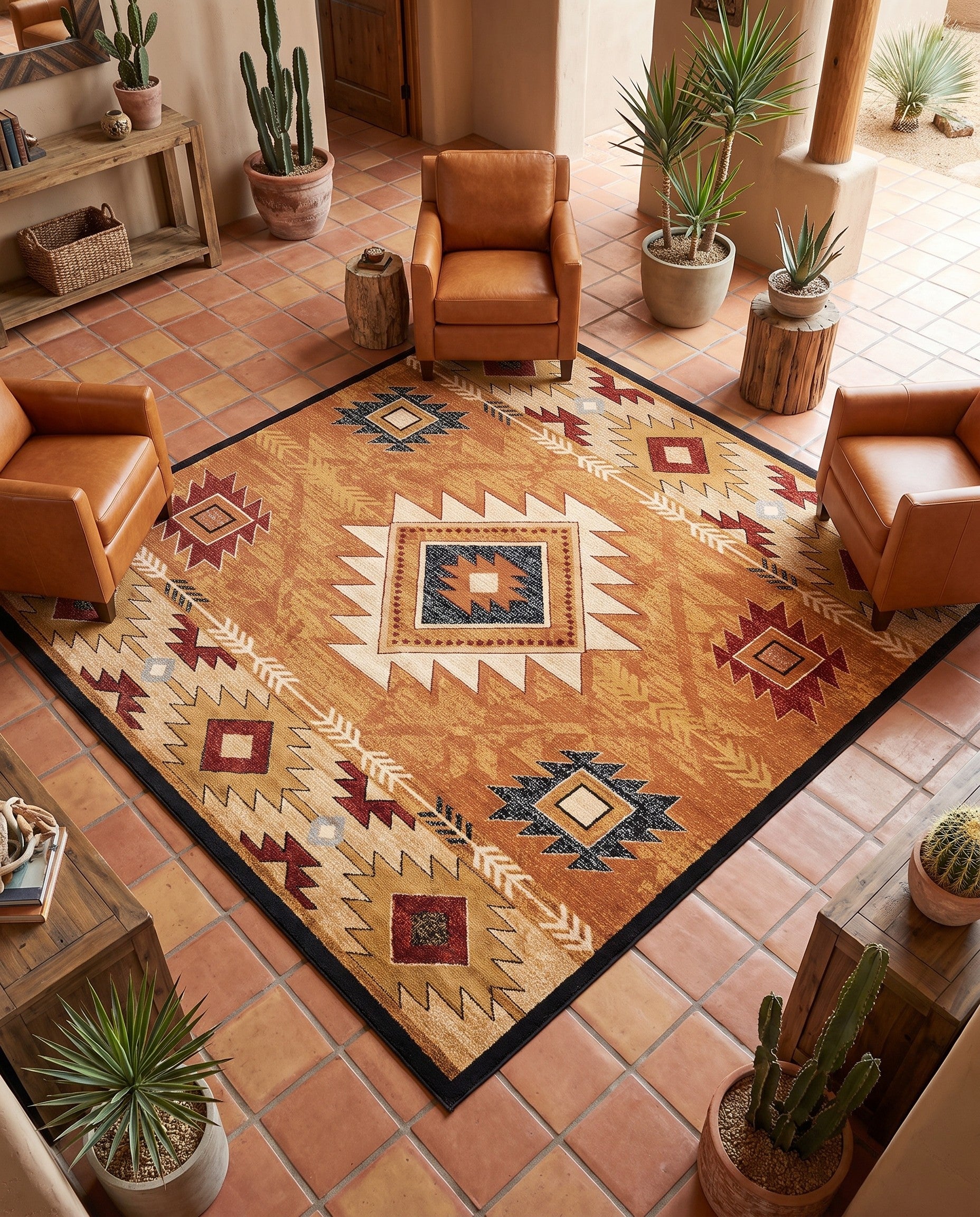 7' 10 x 7' 10 Pioneer Square Rug