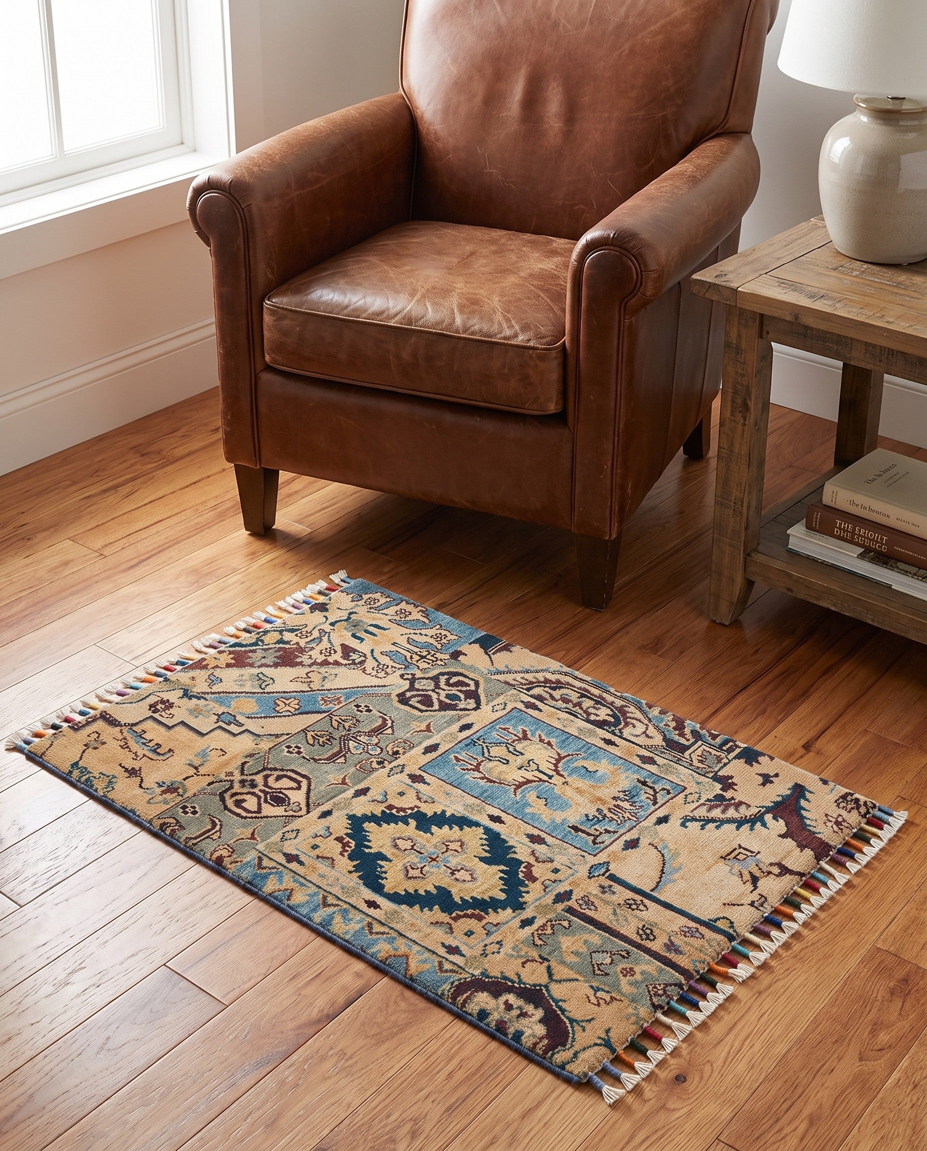 2' x 3' 1 Hand Knotted Ariana Ziegler Rug