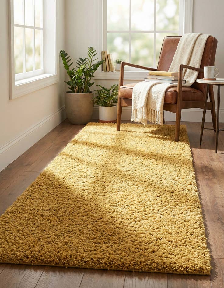 Detail image of 2' 6 x 13' Everyday Shag Runner Rug