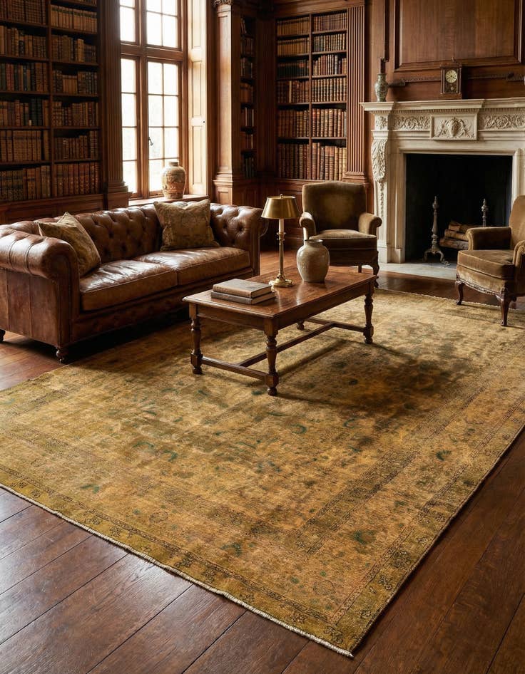 Detail image of  9' 9 x 12' 6 Vintage Rug