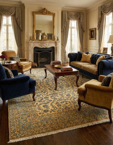 9' 11 x 13' 1 Hand Knotted Tabriz Persian Wool Rug