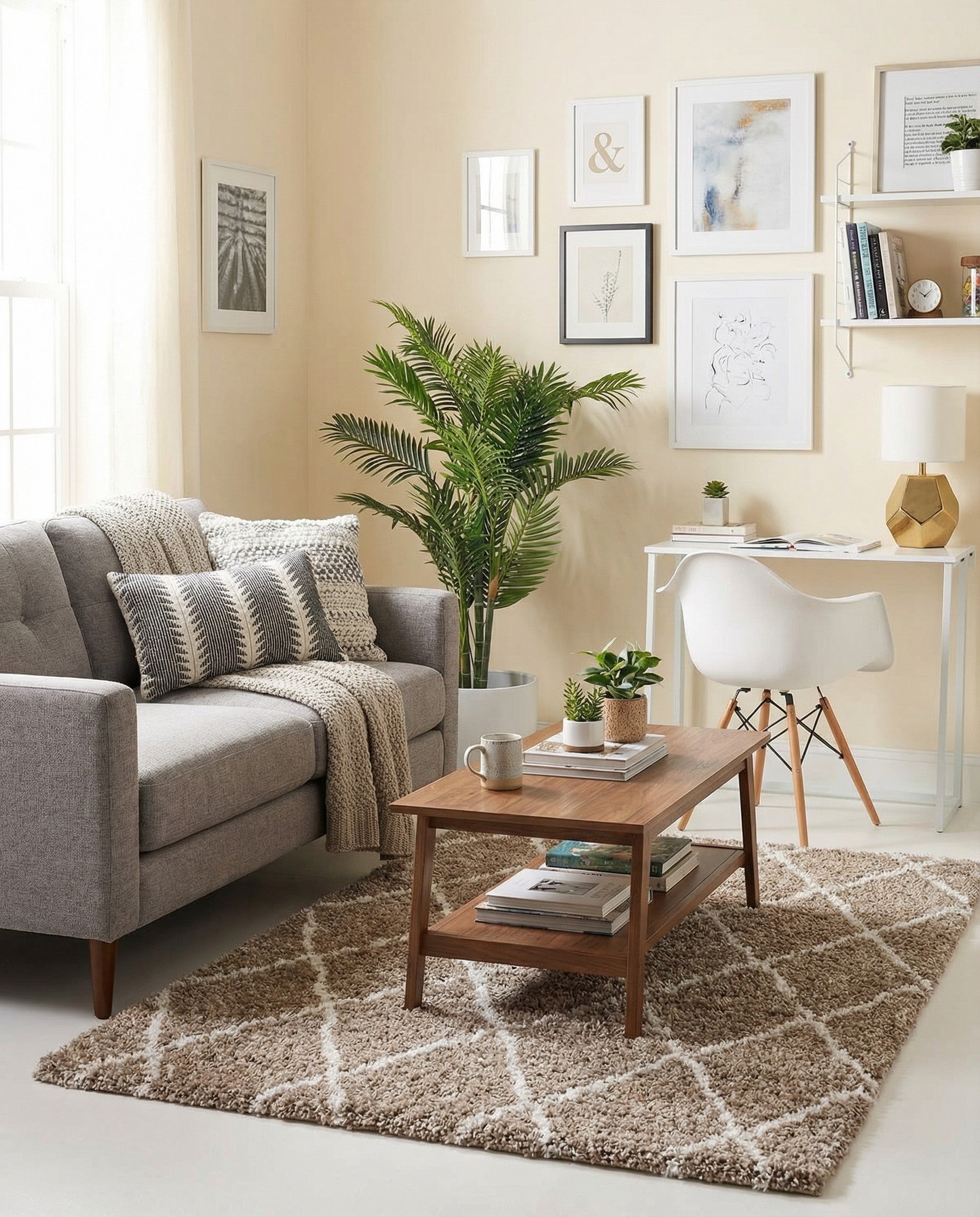  3' 3 x 5' 3 Soft Touch Shag Rug