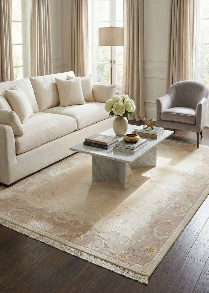 5' 7 x 7' 11 Hand Knotted Darya Rug