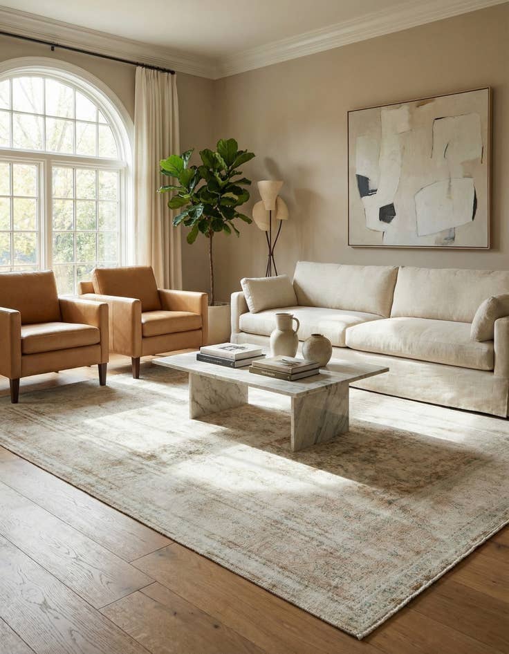 Detail image of 8' 2 x 10' 8  Hand Knotted Ultra Vintage Persian Wool Rug