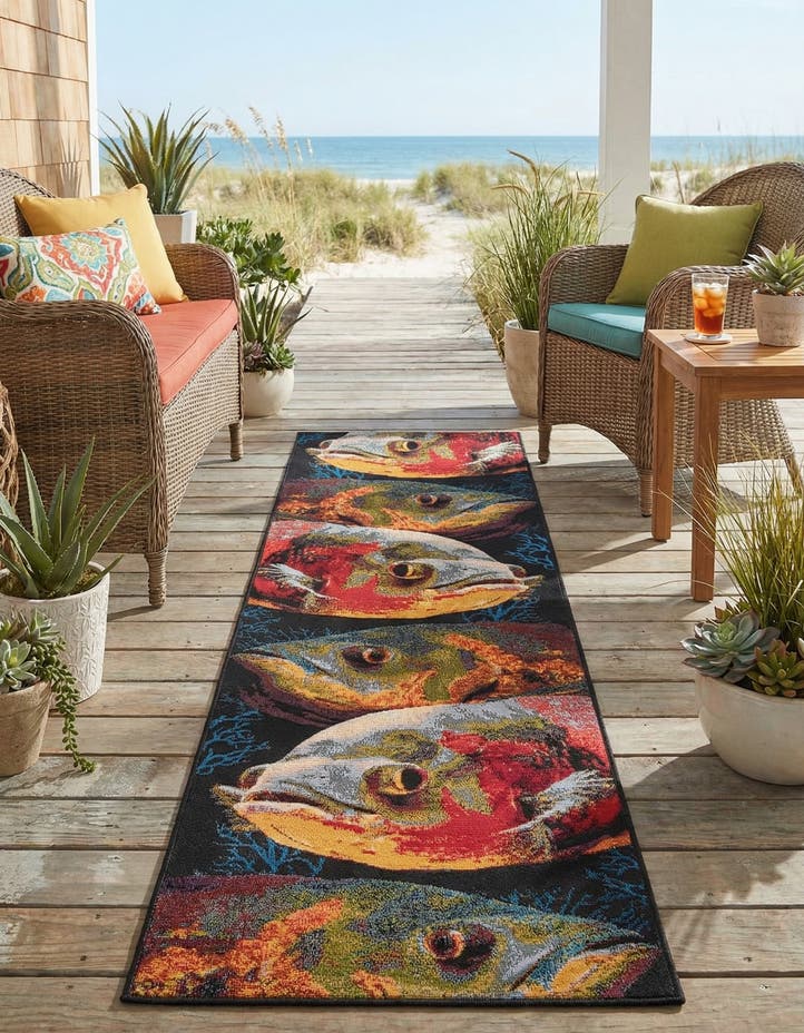 2' x 8' Easy-Clean Coastal Indoor / Outdoo...
