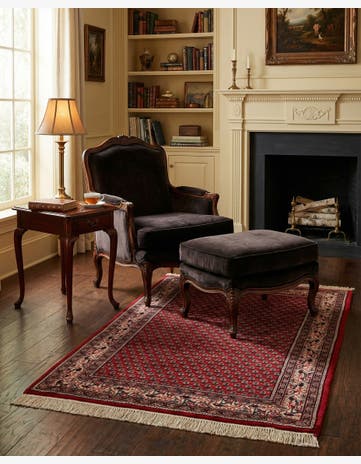 2' 11 x 5' 2 Hand Knotted Mir Wool Rug