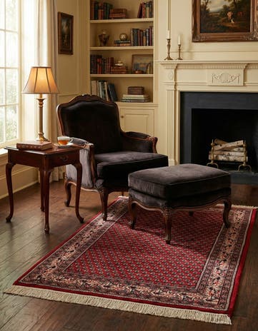 2' 11 x 5' 2 Hand Knotted Mir Wool Rug
