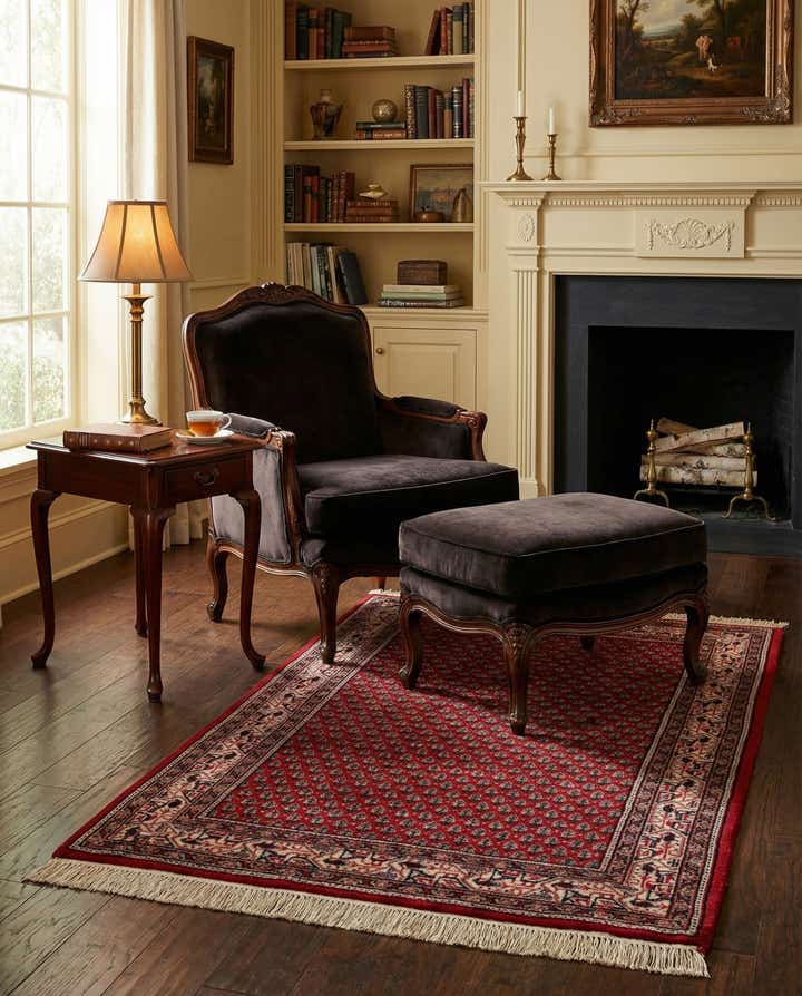 2' 11 x 5' 2 Hand Knotted Mir Wool Rug