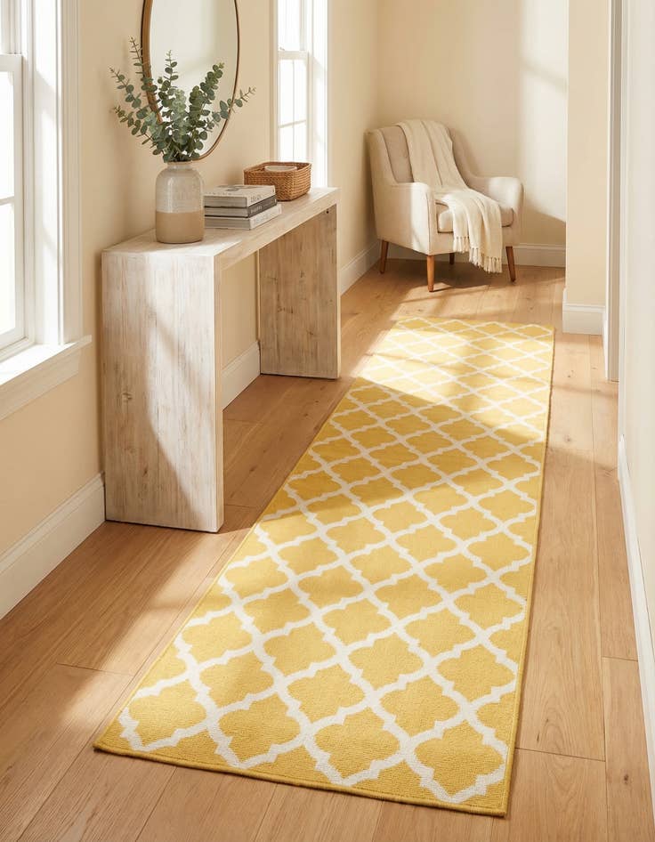 Detail image of  2' 7 x 12'  Hand Knotted Jill Zarin Dorset Runner Rug