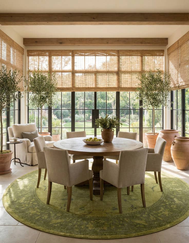 Detail image of  12' 2 x 12' 2 Miranda Round Rug