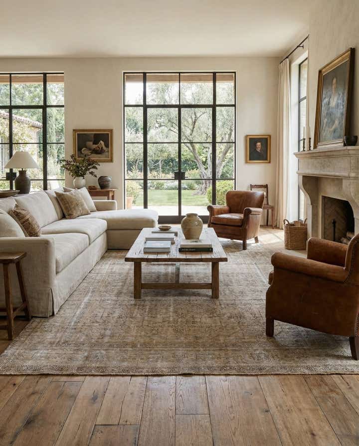 9' 5 x 12' 3 Hand Knotted Ultra Vintage Persian Wool Rug