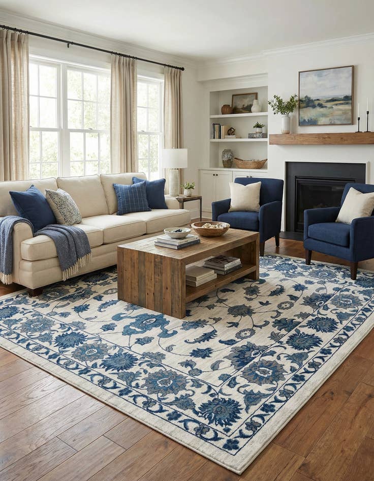 Detail image of 10' x 10' Boston Square Rug