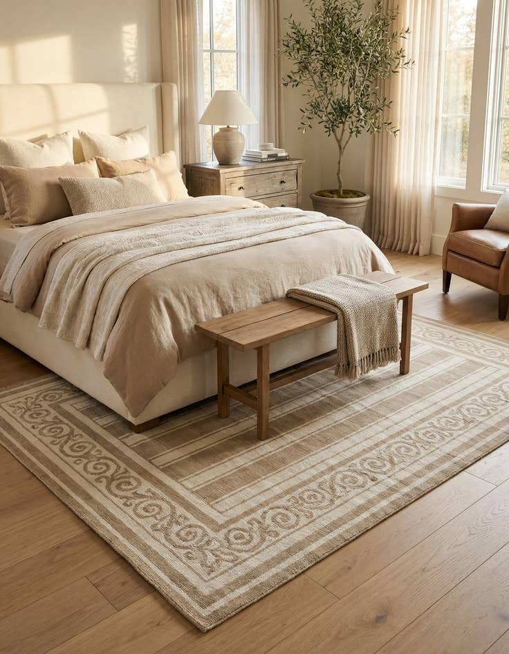 Detail image of  2' 8 x 5' 1  Hand Knotted Darya Wool Rug