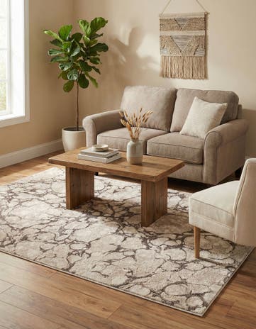 Brown Oasis Rug