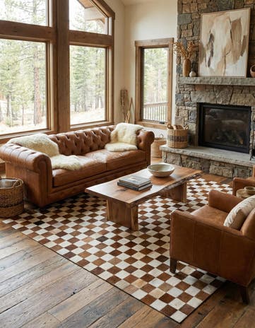 5' x 8' Cowhide - Patchwork Rug