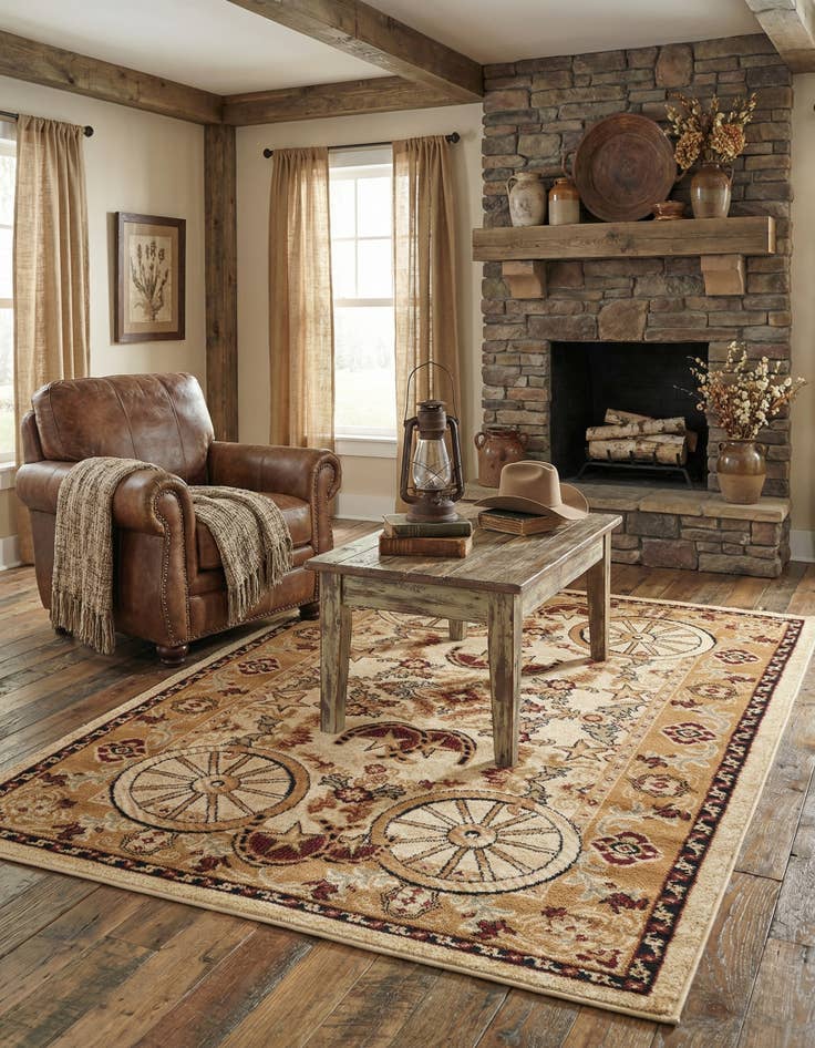 Detail image of 4' x 6' Pioneer Rug