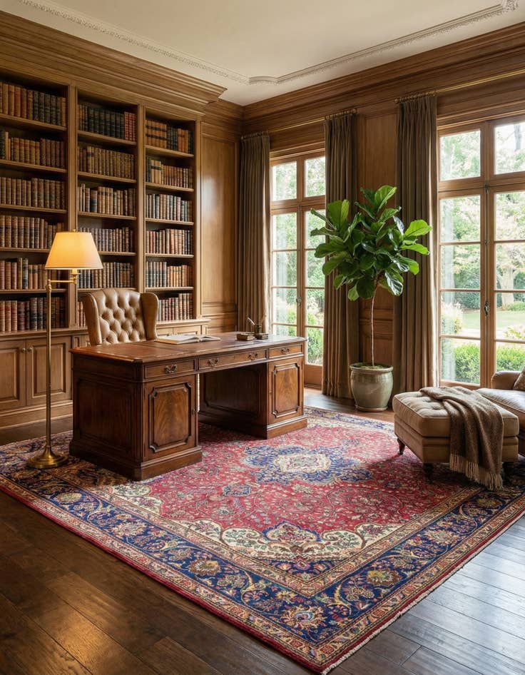 Detail image of  9' 10 x 13' 2  Hand Knotted Tabriz Persian Wool Rug