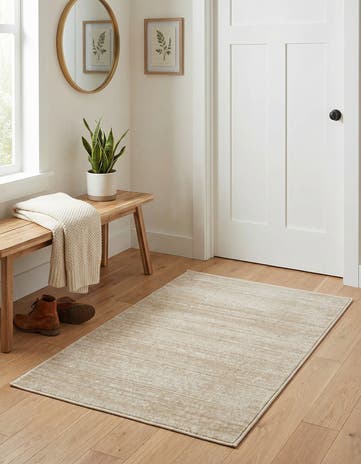Jill Zarin Beige Uptown Madison Avenue Rug