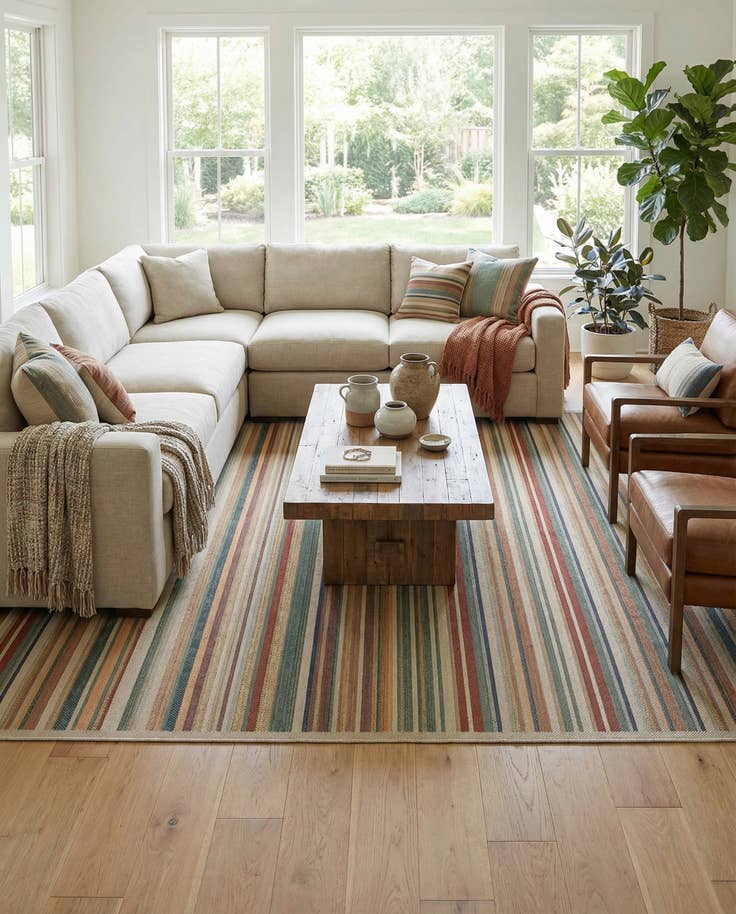 Detail image of 10' x 14' Easy-Clean Baja Indoor / Outdoor Rug