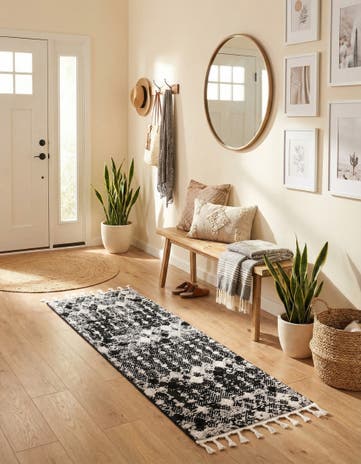 Fossil Gray Cherokee Runner Rug